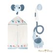 Yookidoo Elephant Baby Shower – Hordozható, Elemes Elefántos Babazuhany Fiús Szett