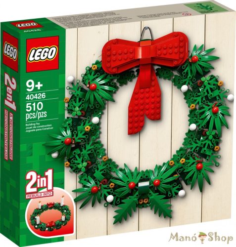 LEGO Exclusive - 2 az 1- ben Karácsonyi koszorú 40426