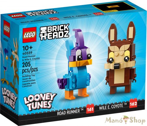 LEGO Brickheadz - Gyalogkakukk és Vili, a prérifarkas 40559