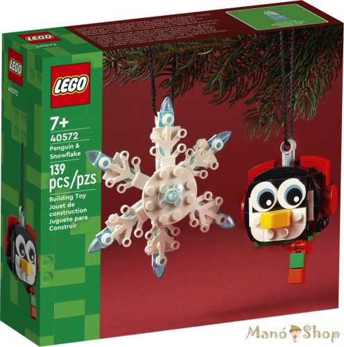 LEGO Iconic - Pingvin és hópehely 40572
