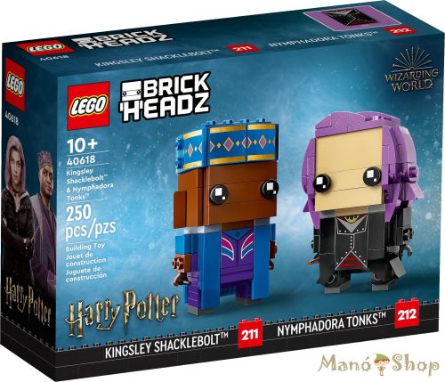 LEGO Brickheadz - Kingsley Shacklebolt™ és Nymphadora Tonks™