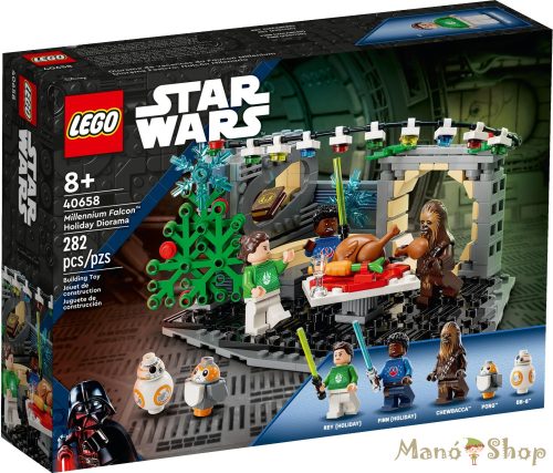 LEGO Star Wars - Millennium Falcon ünnepi dioráma