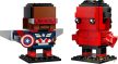 LEGO® BrickHeadz - Amerika Kapitány és Vörös Hulk figurák (40668)