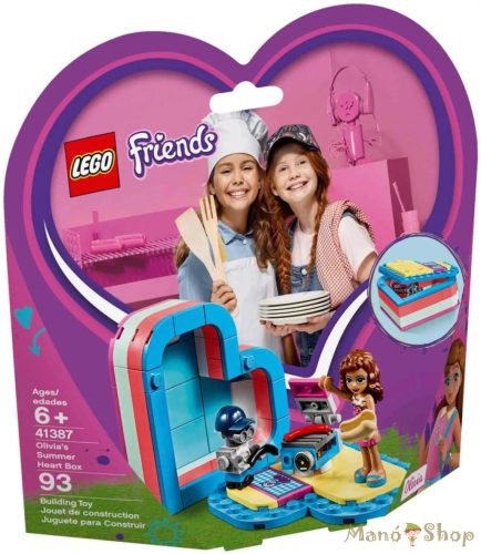 LEGO® Friends - Olivia nyári szív alakú doboza (41387)