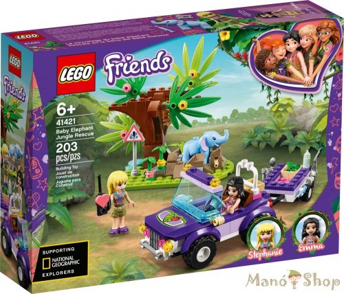 LEGO Friends - Kiselefánt mentő akció 41421