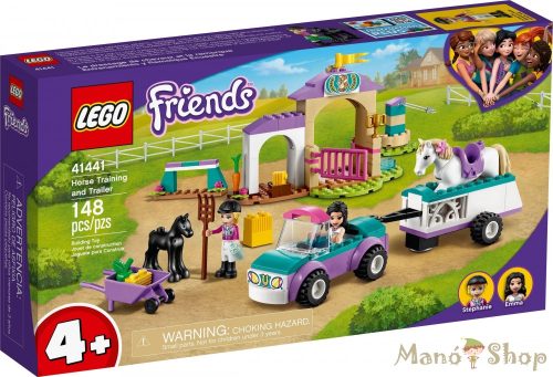 LEGO Friends - Lovasiskola és utánfutó 41441