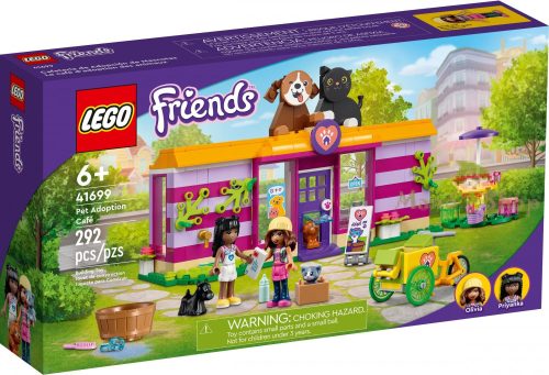 LEGO Friends - Kisállat örökbefogadó kávézó 41699
