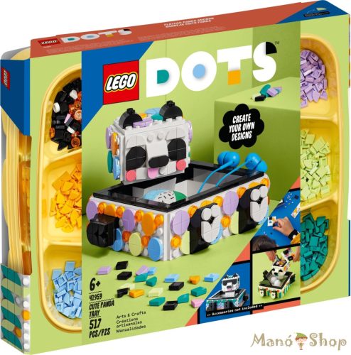 LEGO DOTS - Cuki pandás tálca