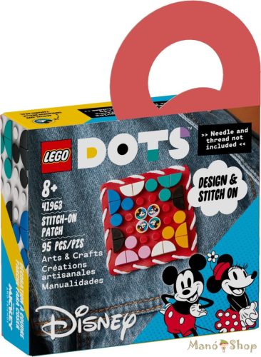 LEGO DOTS - Mickey egér és Minnie egér felvarró