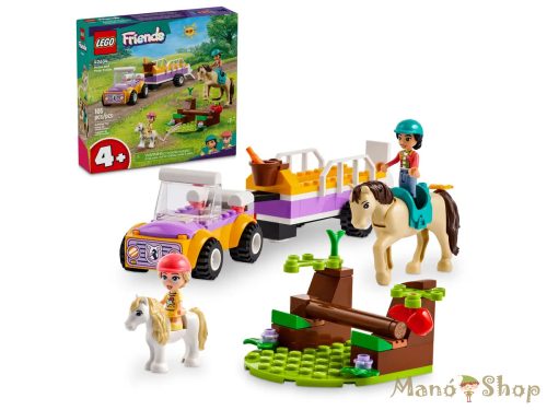 LEGO® Friends - Ló- és póniszállító utánfutó