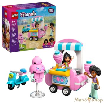 LEGO® Friends - Vattacukorárus pult és robogó (42643)