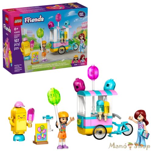 LEGO® Friends - Fagylalt- és léggömbárus (42692)