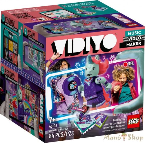 LEGO VIDIYO Unicorn DJ BeatBox 43106