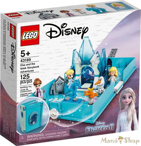 LEGO Disney - Elsa és Nokka mesekönyvük kalandokból 43189