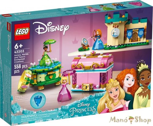LEGO Disney - Aurora, Merida és Tiana elvarázsolt alkotásai 