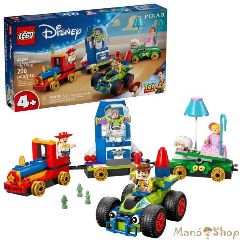 LEGO® Disney™ - Toy Story ünnepi vonat és RC versenyautó (43264)