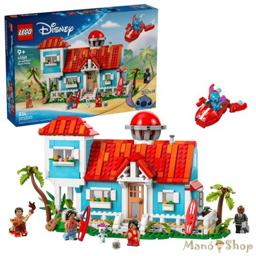 LEGO® Disney™ - Lilo és Stitch tengerparti háza (43268)