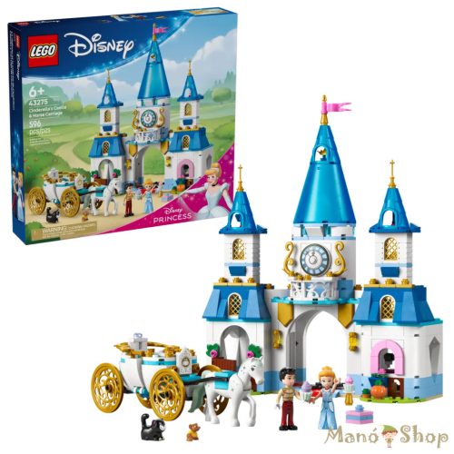 LEGO® Disney Princess™ - Hamupipőke kastélya és hintója (43275)