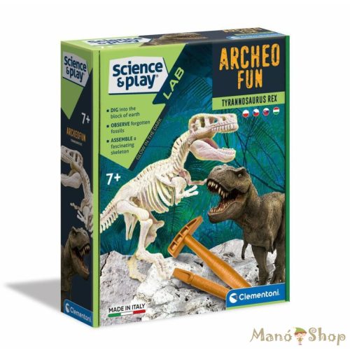 Clementoni Science - Archeofun Világító T-Rex