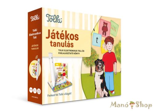 TOLKI Interaktív foglalkoztató könyv - készletben Játékosan Tanulás