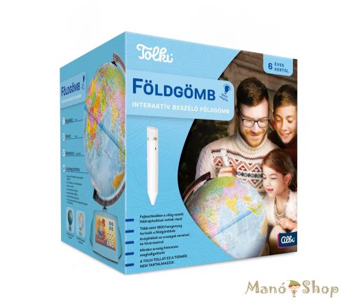 TOLKI interaktív beszélő földgömb