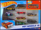 Hot Wheels 10 darabos kisautók játékszett