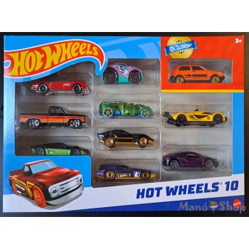 Hot Wheels kisautók 10 db-os szett