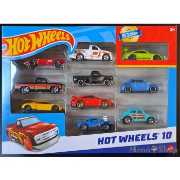 Hot Wheels kisautók 10 db-os szett