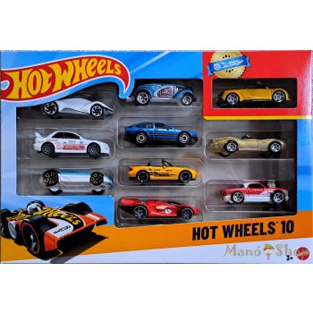 Hot Wheels kisautók 10 db-os szett