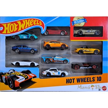 Hot Wheels kisautók 10 db-os szett
