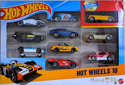 Hot Wheels kisautók 10 db-os szett (sérült csomagolás)