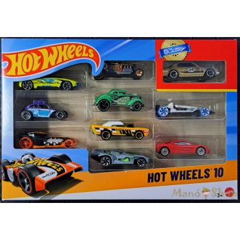 Hot Wheels kisautók 10 db-os szett