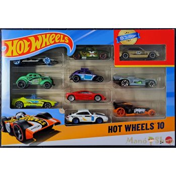 Hot Wheels kisautók 10 db-os szett