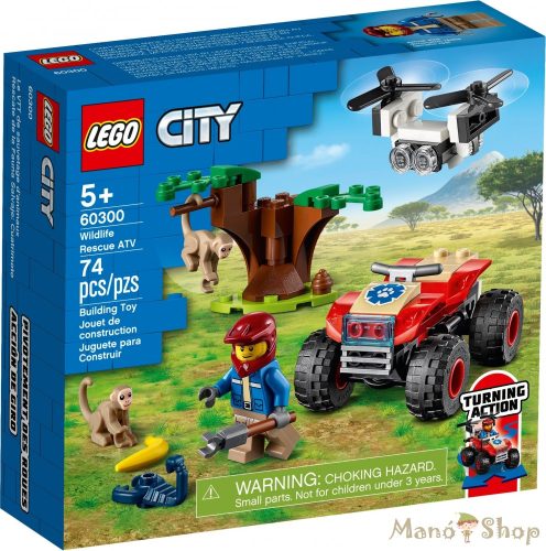 LEGO City - Vadvilági ATV mentőjármű 60300