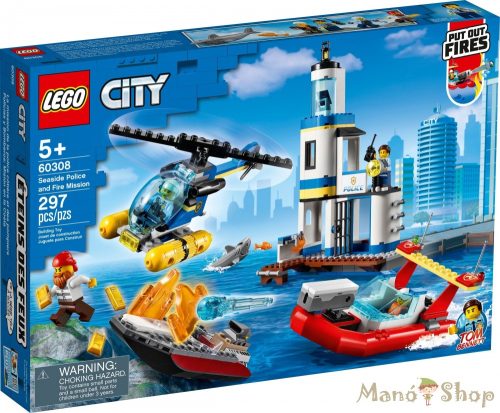 LEGO City - Tengerparti rendőrségi és tűzoltó küldetés 60308