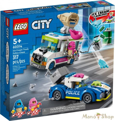 LEGO City - Fagylaltos kocsi rendőrségi üldözés 60314