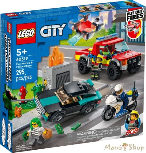 LEGO City - Tűzoltás és rendőrségi hajsza 60319