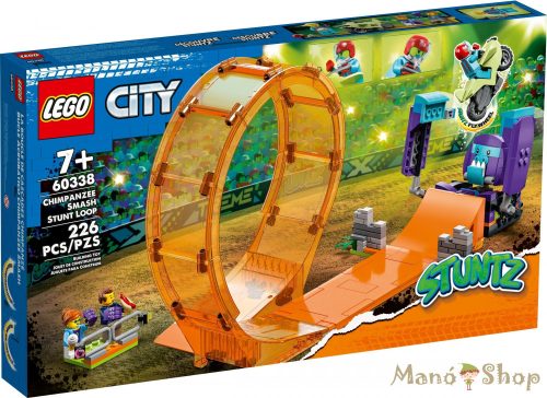 LEGO City - Csimpánzos zúzós kaszkadőr hurok 60338