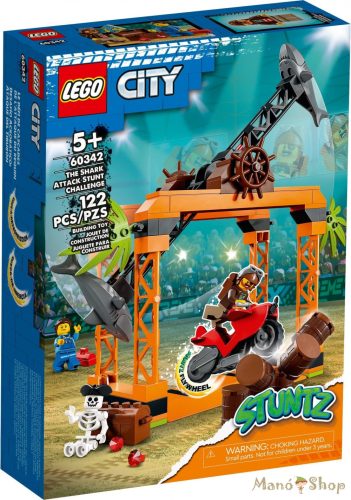 LEGO City - Cápatámadás kaszkadőr kihívás 60342