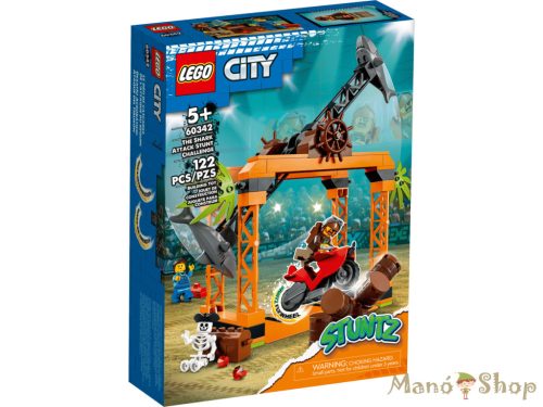 LEGO® City Stuntz - Cápatámadás kaszkadőr kihívás (60342)