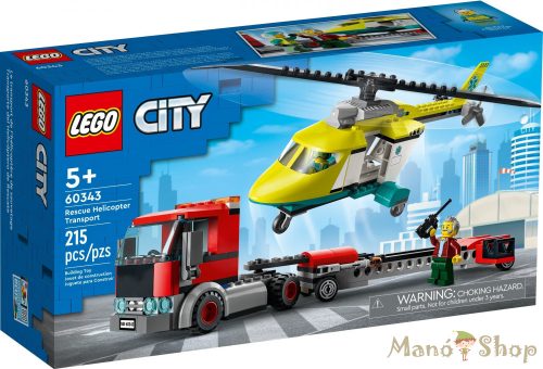 LEGO City - Mentőhelikopteres szállítás 60343