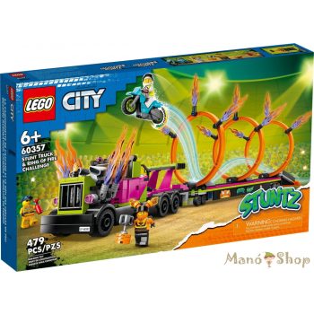 LEGO City - Kaszkadőr járgány és tűzgyűrű kihívás