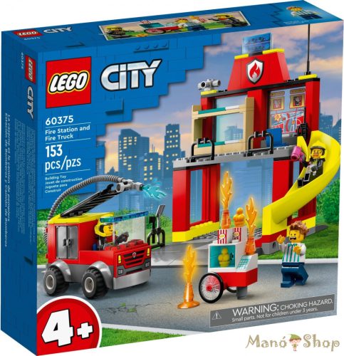  LEGO City - Tűzoltóállomás és tűzoltóautó