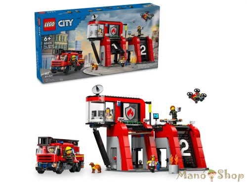 LEGO® City - Tűzoltóállomás és tűzoltóautó