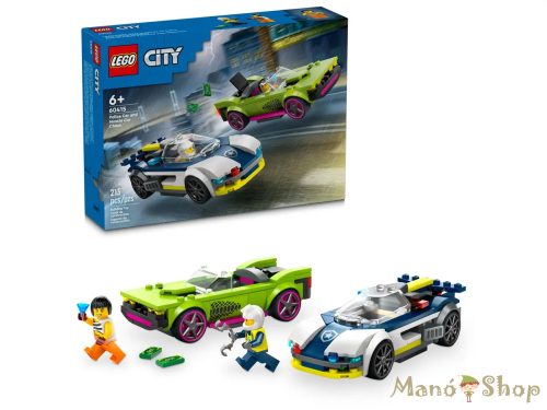 LEGO® City - Rendőrautó és sportkocsi hajsza