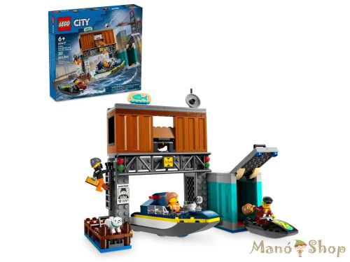 LEGO® City - Rendőrségi motorcsónak és a rablók rejtekhelye 60417