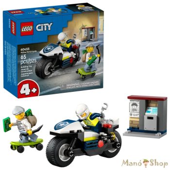   LEGO® City - Üldözés rendőrségi motorkerékpárral (60455)