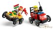 LEGO® City - Pizzásautó vs. tűzoltóautó versenyautós csomag (60458)
