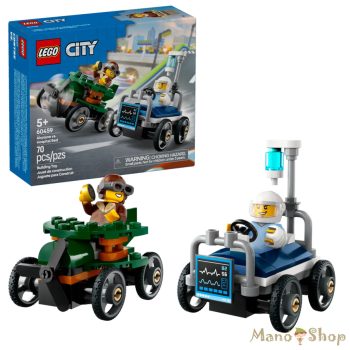   LEGO® City - Repülő vs. kórházi ágy, versenyautós csomag (60459)