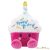 Aurora Palm Pals: Sparkle, a születésnapi cupcake plüss – 13 cm